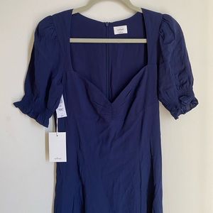 Aritzia Tome Dress Size 4 in Navy NWT